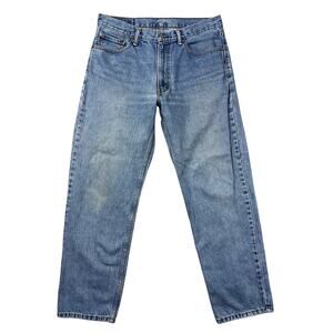Levi’s 550 Relaxed Fit Jeans 34x32 Distressed Straight Leg Workwear Denim